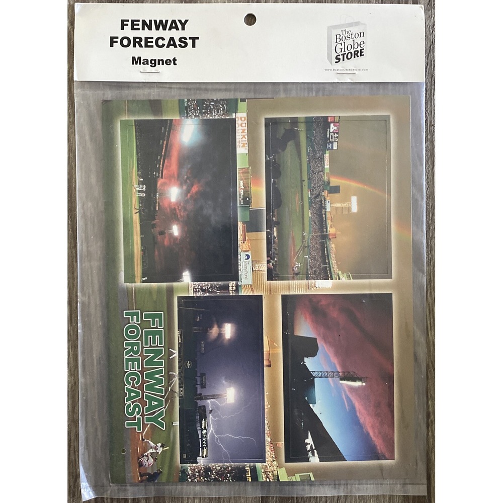 Boston Globe‎ Boston Red Sox Fenway Park Fenway Forecast Magnet Set brand new